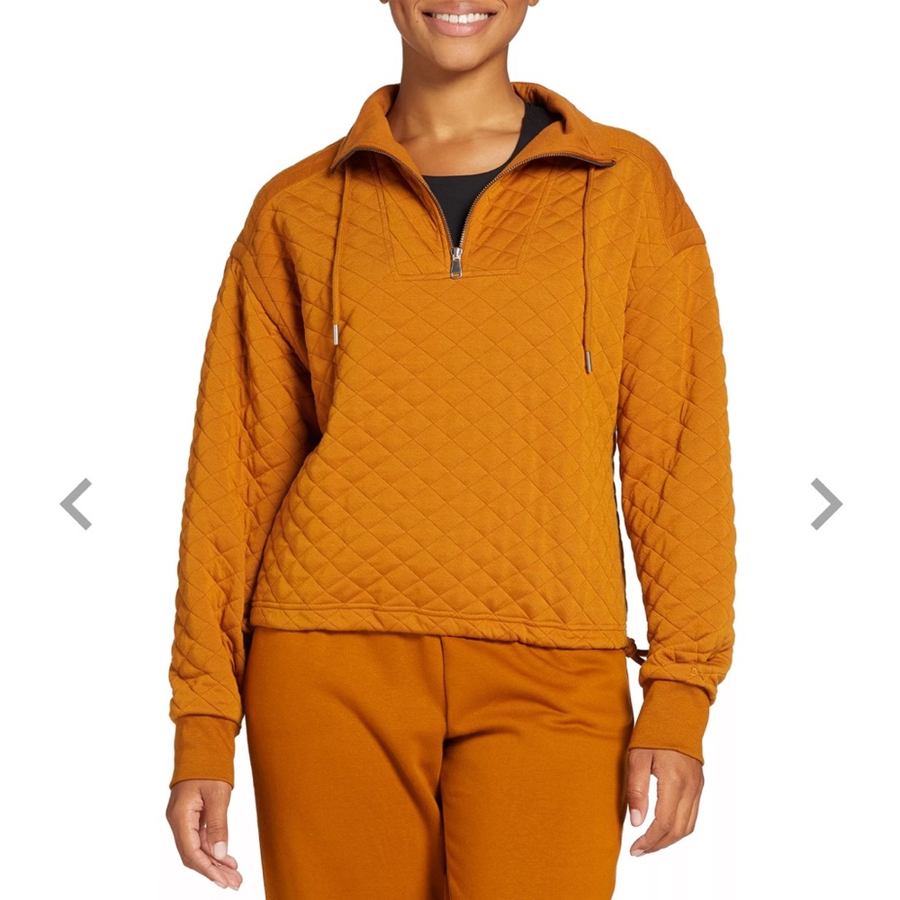 Dick’s Sporting Goods (DSG) Women’s quarter-zip mock neck quilted sweatshirt XS